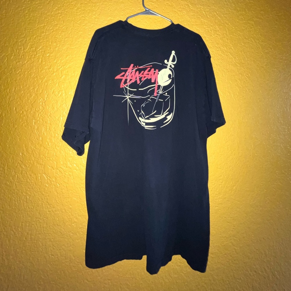 STUSSY - AFTER DARK TEE - BLACK/XXL